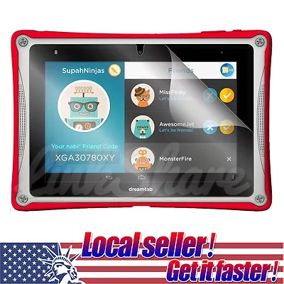 US For Nabi HD 8 Tablet  Premium HD Slim Clear Tempered Glass Screen Protector R • $5.99