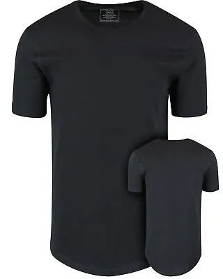 ShirtBANC Hipster Hip Hop Elong Drop Cut Mens Shirt Longline Dropcut Tshirt • $16.95