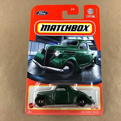 2024 Matchbox 1936 Ford Coupe 62/100 Green 1:64 Scale Diecast Car #62 • $2.99