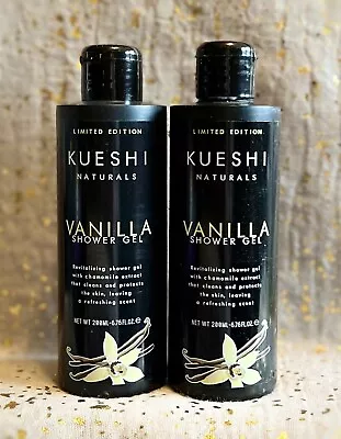 2x~KUESHI Naturals~Vanilla Shower Gel~200ml / 6.76 Fl Oz Each~Full Size~NWOB~ • $15.99