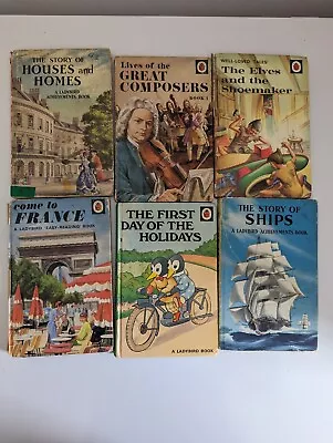 Set Of 6x Vintage Ladybird Books • £12