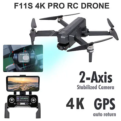 SJRC F11s 4K PRO   With  4K 2- Gimbal 5G    F3T9 • $499.76