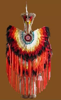 Fancy Dance  Regalia Bustle Kit Neck Back & Arms Powwow Make Your Own Native  • $500