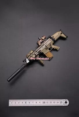 {In Stock} New 1/6 MINITIMES US Assault Rifle Fit 12  Battlefield4 MK17-a Model • $29.99