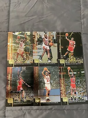 2000 Upper Deck Gatorade Michael Jordan 6 Jumbo Cards MJ1 - MJ6 • $10.50