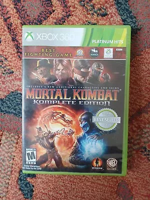 Mortal Kombat Komplete Edition Xbox 360 CIB Complete - Tested BEAUTIFUL DISC! • $31.50