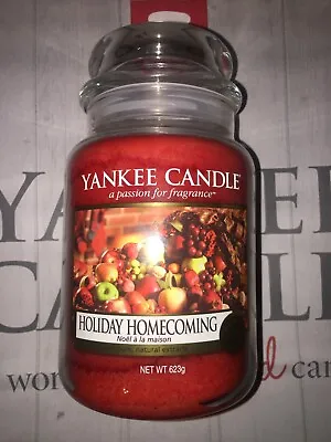 Yankee Candle Holiday Homecoming Large Jar - Retired 2015 Limited Edition • £24.79