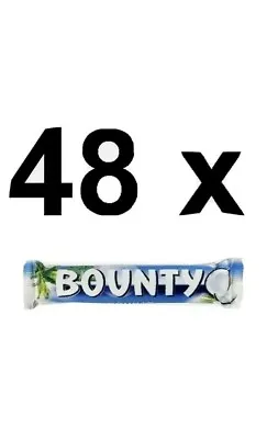 £38.99 • Buy 48 X Bounty Chocolate Coconut Bar 57g FULL 2 Box
