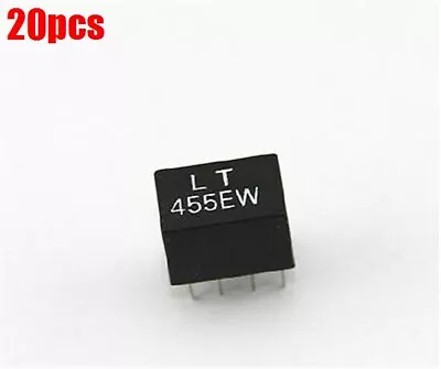 20Pcs LT455EW CFW455H Murata Equivalent Filter 6 Khz Total Bw 455Khz 5 Leg Np • $10.21