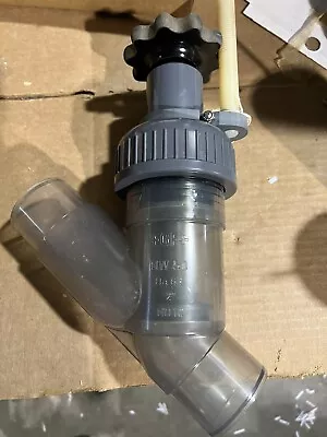 VINTAGE George Fisher Y Style 2  Check Valve PVC NW50-DA63-2-ND10 • $25