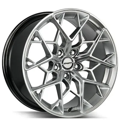 18x8.5  Shift Wheels Piston Platinum Silver Rims • $735
