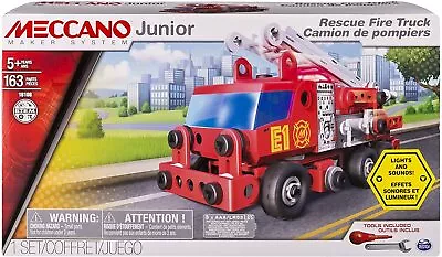 £19.99 • Buy Meccano Junior Rescue Fire Engine Building Set 3+ Years 6028420 Brand NEW