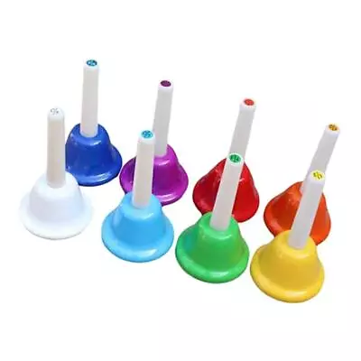 Colorful Hand Percussion Bells8 Note Diatonic For Musical • $32.28