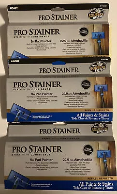 Lot Of 3 Linzer Products PD 7110 9  Inch Pro Stainer Edge Paint Pad Refill • £21.07