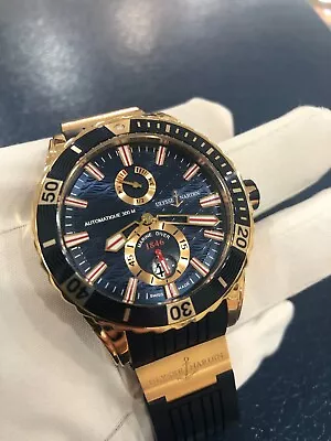 Ulysse Nardin Marine Diver Rose Gold Box & Papers Preowned • $25800