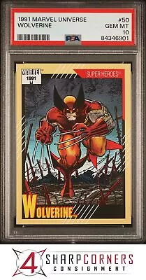 1991 Marvel Universe #50 Wolverine Psa 10 N3858406-901 • $72.99