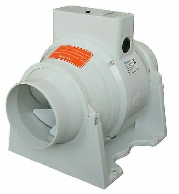£42.49 • Buy XFLO Inline Duct Bathroom Extractor Timer Standard Fan 4  5  6  8  10  12 