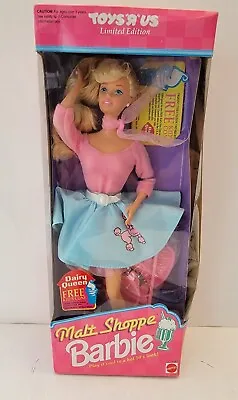 1992 Malt Shoppe Barbie Doll Toys R Us Limited Edition Mattel 4581 Rare • $21.99