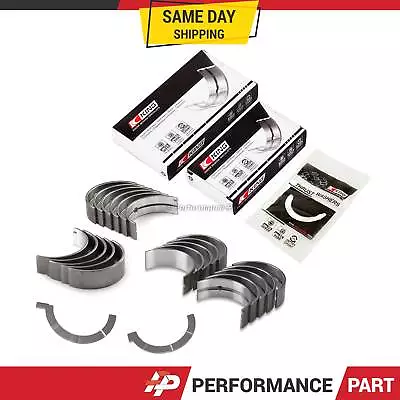 $49 • Buy Main Rod Bearings Fit 01-05 Honda Civic EX DX LX HX V-TEC 1.7L D17A1 D17A2 D17A6
