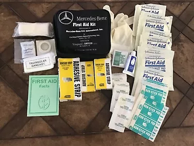 UNUSED 34 PIECE Vintage MERCEDES-BENZ Emergency First Aid Kit • $15.25