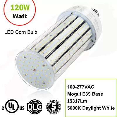 400Watt Metal Halide Bulb Replacement 120W LED Corn Light E39 5000K 120V UL&DLC • $63.52