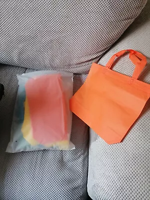 £5 • Buy 24  Non-Woven Bags Tote Gift Bags Rainbow Party Bags 12.75  X 10  6 COLOURS