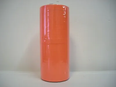 FLUORESCENT RED LABEL FOR MONARCH 1110 PRICING GUN 2 SLEEVES=32 ROLLS 2 Ink Roll • $33