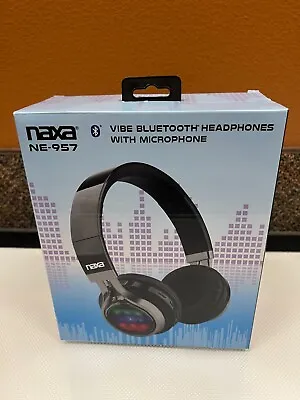 Naxa NE-957 Vibe Bluetooth Headphones With Microphone • $20
