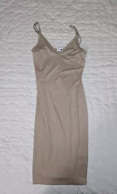 Vintage BEBE Dress Medium Brown Maxi Slip Dress Long Dress Summer Y2K • $19.99