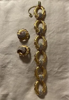 Gorgeous Vintage Jos. Mazer/Jomaz  Bracelet And Earrings. REDUCED! • $279.99