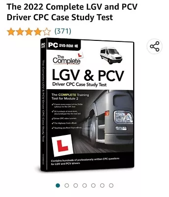 The Complete LGV & PCV Driver CPC Case Study 2023 Theory Test Retail PC DVD Rom • £19.99