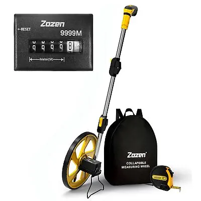 Zozen Metric Measuring Wheel In Meters Foldable Meters Measure Yellow Black  • $50.07