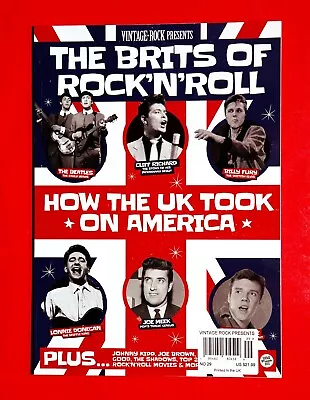 THE BRITS OF ROCK'N'ROLL - VINTAGE ROCK Magazine 2024 THE BEATLES CLIFF RICHARD • $12.21