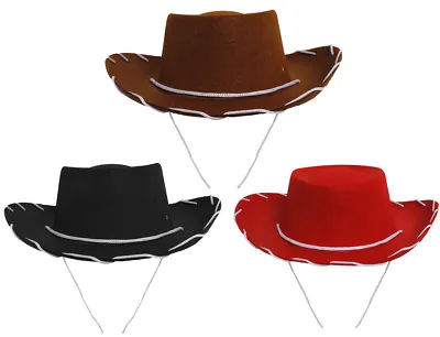 £7.99 • Buy Kids Cowboy Hat 52cm Childrens Cowgirl Fancy Dress Costume Childs Outfit 