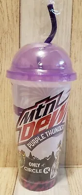 Circle K Mountain Dew Purple Thunder Color Changing Cup With Straw* 24oz* New • $19.99