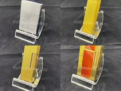 15pcs Clear Display Stands Acrylic For Lighter Collection Zippo DuPont Dunhill • $21.86