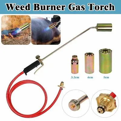 £21.99 • Buy Long Arm Propane Butane Gas Torch Burner Blow Kit Roofers Roofing Brazing + Hose