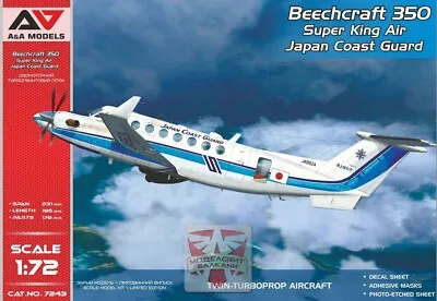 Beechcraft 350  Super King Air  (Japan Coast Guard)  1/72 AA Models 7243 • $61.59