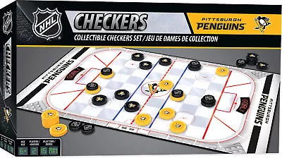 Masterpieces Officially Licensed NHL Pittsburgh Penguins Checkers Board Game • $19.99