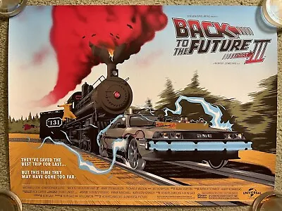 Back To The Future III 3 Delorean Movie Print Art Poster Mondo George Bletsis • $179.99
