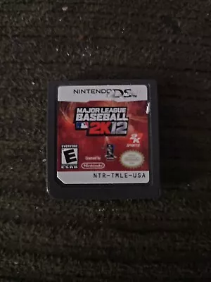 Major League Baseball 2K12 (Nintendo DS 2012) Cartridge Only Tested A+++ • $2.99