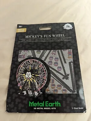 Disney Parks Mickey's Fun Wheel In Color Metal Earth 3D Model Kits - NEW • $18.92