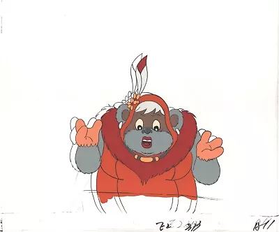 Star Wars: Ewoks Original Production Animation Cel N Stuck Draw Lucasfilm C-a11 • $73.23