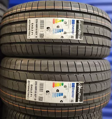 2x New Goodyear F1 Eagle Asymmetric 6 225/40 Zr18 Xl 92y 225 40 18 2254018 C+a • £204.99