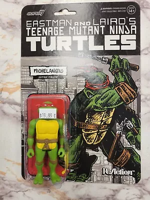 Teenage Mutant Ninja Turtles Michelangelo Mirage Variant ReAction Figure • $9.99