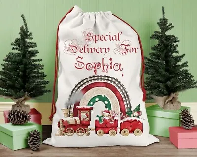Personalised Santa Sack / Father Christmas Sack/ North Pole Special Delivery • £14.99