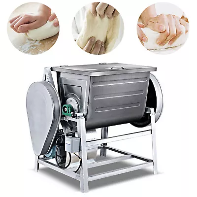 30QT Electric Commercial Double Speed Spiral Dough Mixer Flour Mixing Machine • $672