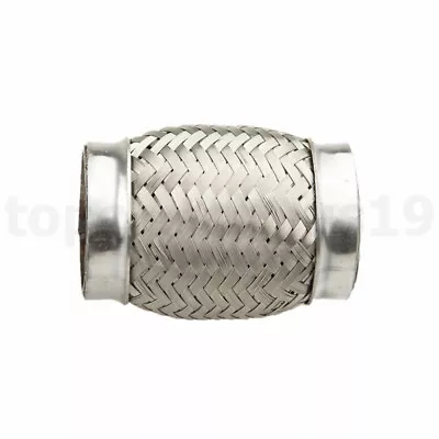 Exhaust Flex Pipe 2  51mm ID Flexible Joint Coupler Stainles Steel Braided 4  L • $20.58