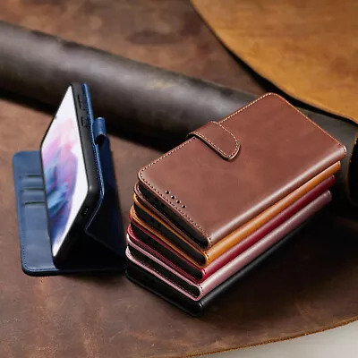 For Samsung Note 20 10 M33 J7 J6 J4 J5 Luxury PU Leather Wallet Case Phone Cover • $14.10