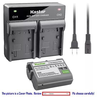 Kastar Battery Rapid Charger For Nikon EN-EL15 EN-EL15a Nikon D7000 DSLR Camera • $15.99